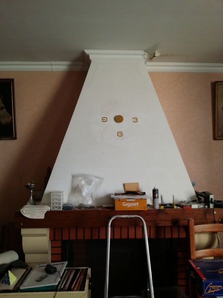 horloge en construction